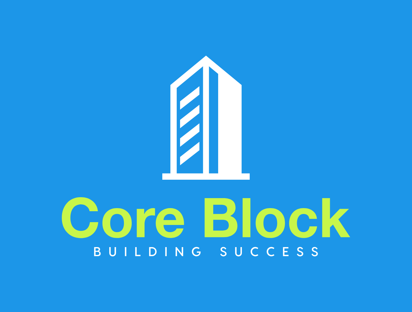 Core Block Recruitment Building Success Logo